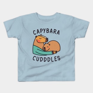 Capybara cuddles Kids T-Shirt